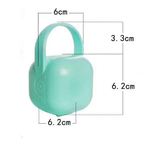 Plastic Nipples Container Custom Safe Plastic Baby Pacifier Case Manufactory