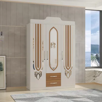 Wholesale Prices for 3 Door Kids Wardrobe, Plastic Cabinet, 500mm Depth, Storage Wardrobe, Armoire, Basics Wardrobe Wood