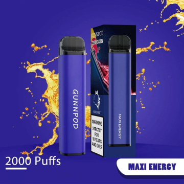 أستراليا Vaping Gunpod OEM Logo 2000