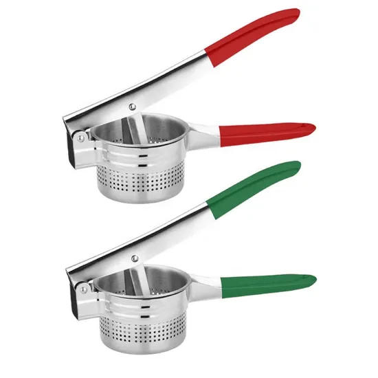 Durable Stainless Steel Potato Masher with TPR Handle: A Reliable Kitchen Gadget for Efficient Food Preparation