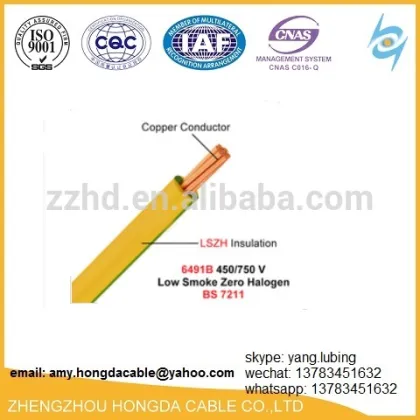 2.5mm2 copper flexible electric wire