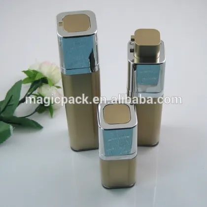 brown cream bottle plastic facial mask packaging
