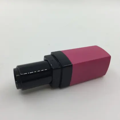 Empty Square Matte Plastic Makeup Lipstick Tube