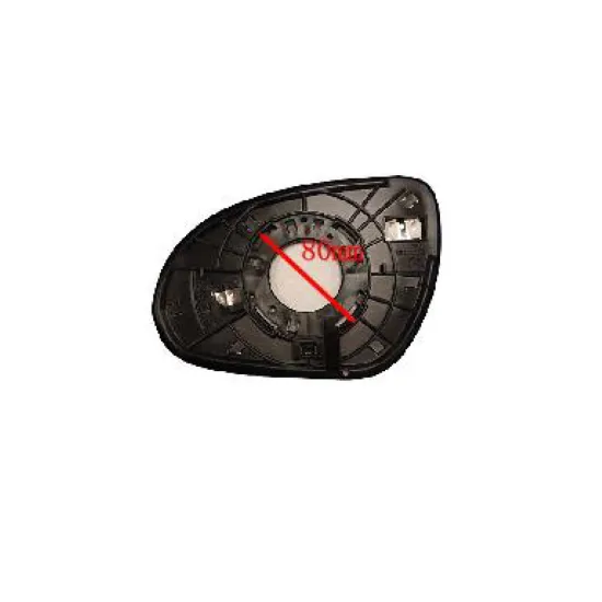 Car Mirror Glass: Heated Rear View Mirror Glass for HYUNDAI i30 (2007-2011)
