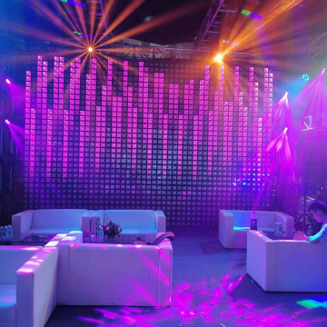 RGB Square Pixel Wall Ceiling LED screen Magic Cube for Night Club Hotel Disco