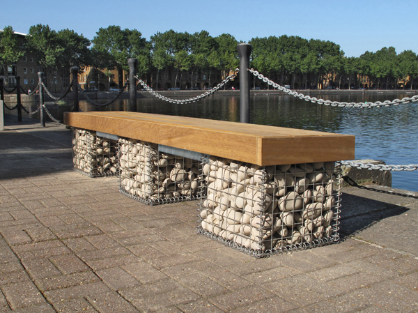 Коллекция экологически чистой мебели Gabion Stone