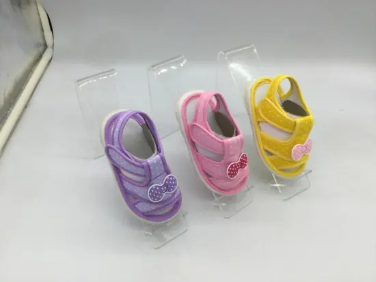 new cheap girl sandal baby shoe with sound