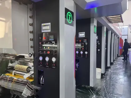 heat transfer rotogravure printing machine