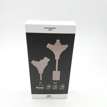 Custom Light Luxury Charging Cable Box With Window