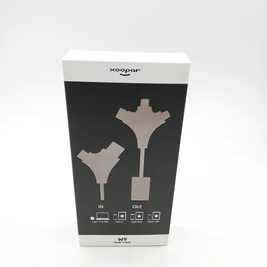 Custom Light Luxury Charging Cable Box With Window