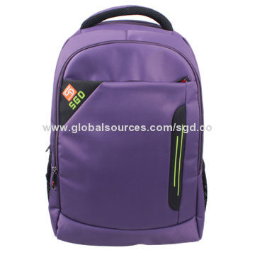 Professional Business Polyester Laptop Bag/Backpack for 18-inch, Elegant Design, Water-resistant