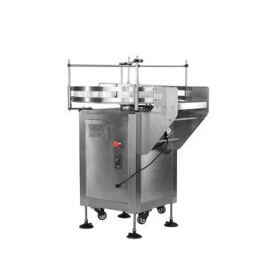 Automatic Production Line: Round Bottle Sorting, Collection, and Unscrambling with Turntable Machine
