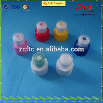 28mm plastic sport cap,double safety plastic cap