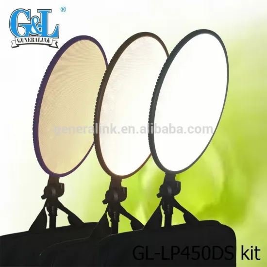 super natural led video light panel GL-LP450DS kit