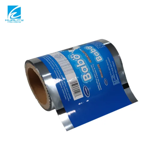 Customized Plastic Automatic Packaging Roll Film for Gold Biscuits and Aluminum