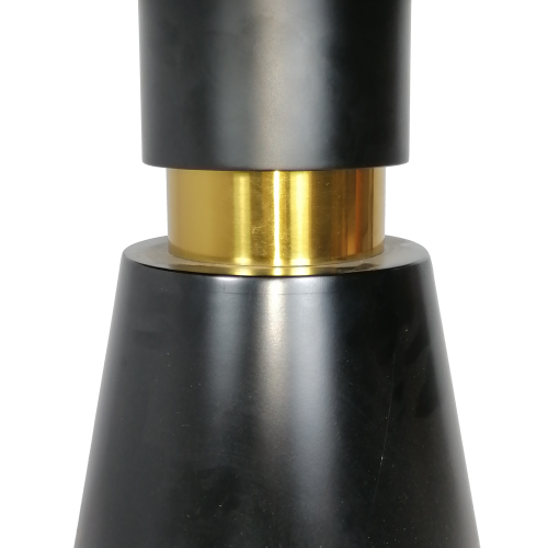 Mesa de café redonda de mármol falso