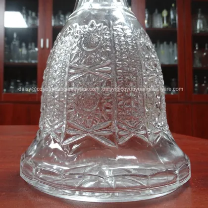 Various size 700ml glass bottle shisha large hookahs for sale