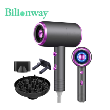 powerful stand up sonic diffuser blow one step leafless hair dryer
