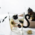 Kitchen Cat Shape Coffee Milk Tea glass Mug