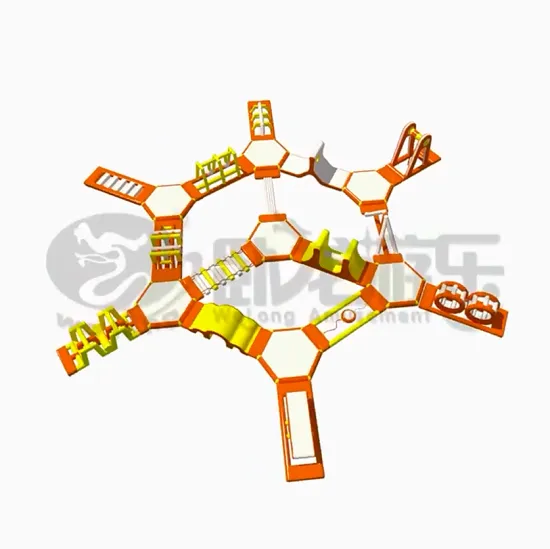 Inflatable Water Amusement Park Moving Water Park for sale