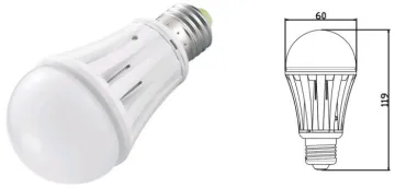 Gloabl Led Bulbs Wide Beam Angle Cct 5750-6300k Low Temperature