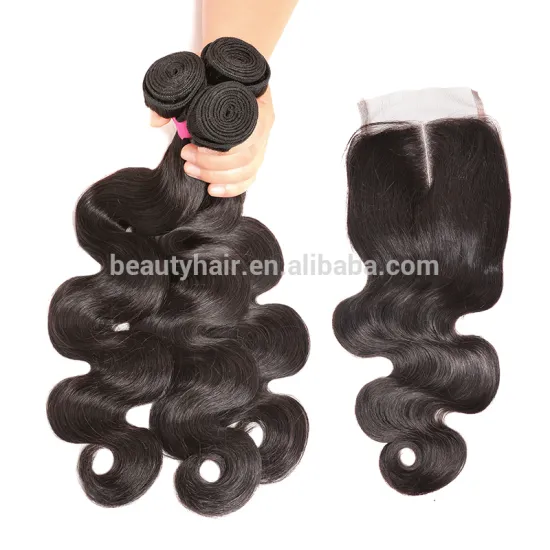 Large Stock Best Selling Body Wave Hair Lace Closure