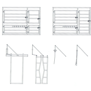 Hydraulic Squeeze Chute for Cattle: Premium Metal Tube Design