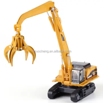 KDW 1/87 Scale Model Simulation Diecast Toys: Metal Construction Vehicles, Trucks, and Material Handler Toy Models