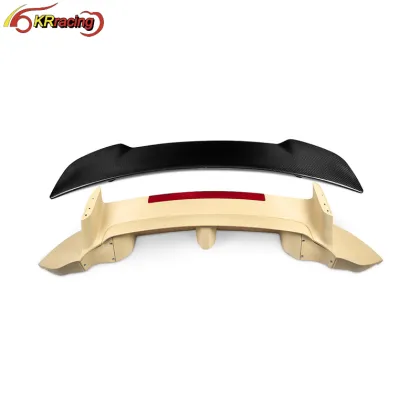 Half Dry Carbon Fiber Rear Spoiler Wing for Porsche 992 Carrera/Carrera S 2019-2020