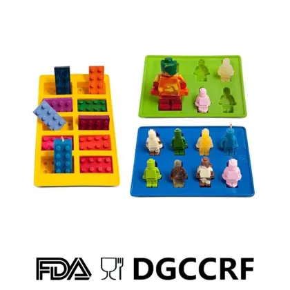 Lego Ice Mold Lego Building Robot Silicone Ice Mold