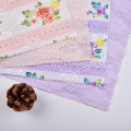Precioso tejido jacquard arrugado con estampado para damas
