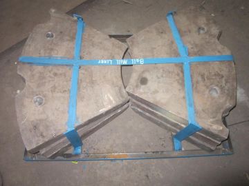 Hrc53 Hardness Ni Hard Liners Castings Used For Grinding Feldspar