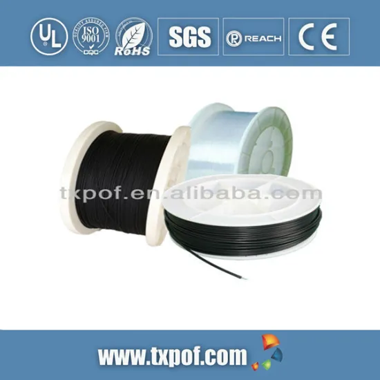 1.0mm*2.2mm Optic Fiber Cables Light/Plastic Optic Fiber illumination