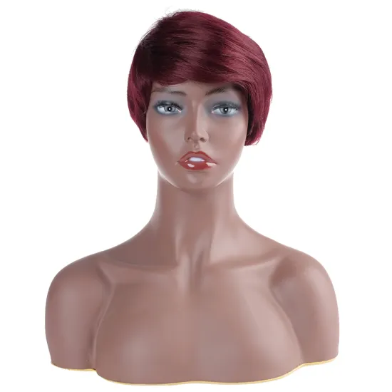 Rebecca Short Straight Wigs Brazilian Hair Wholesale Cheap Hot Sell Best Human Hair Wig With Bangs Pixie Cut Wig Human Hair