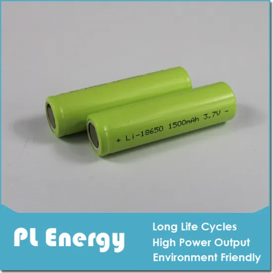 3.7V 1500mAh Rechargeable Li-ion 18650 Battery