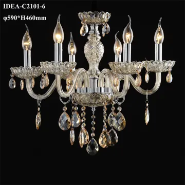 glass candle lamps chandelier modern light fixture
