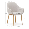 silla de comedor UPH moderna y elegante