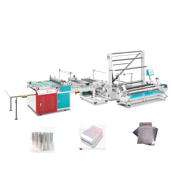 ZDJ-800 Side Sealing Heat Cutting PP OPP Bag Making Machine with Folding Machine: High-Efficiency Packaging Solution