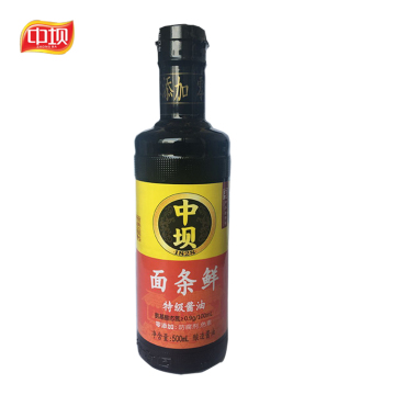 Home Use Wholesale Chinese 500ml Superior Noodle Fresh Soy Sauce