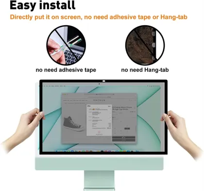 Reusable Black Frame Privacy Filter Washable Protector iMac