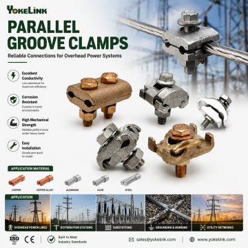 Copper Bronze/Alumunium Parallel Groove Clamps For Grounding & Bonding System