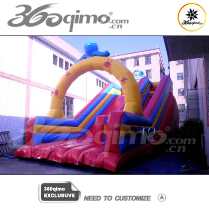 23' Inflatable Seaworld Dry Slide (BMSL117)