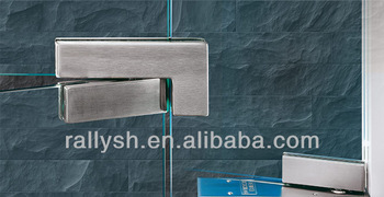 Patch fittings Stainless steel for glass door