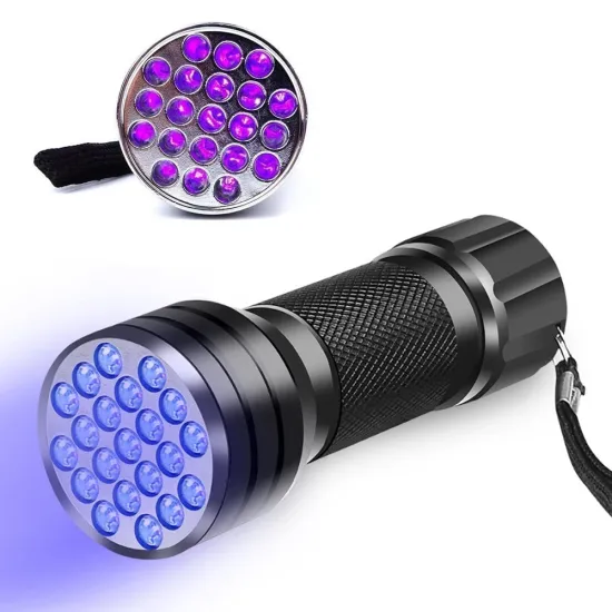 Mini 21 LED UV Ultraviolet Flashlight for Pet Urine Stains