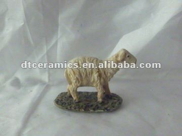 resin sheep for nativity