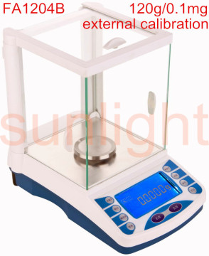 Industrial Grade Balance 120g/0.1mg, RS232,FA1204B