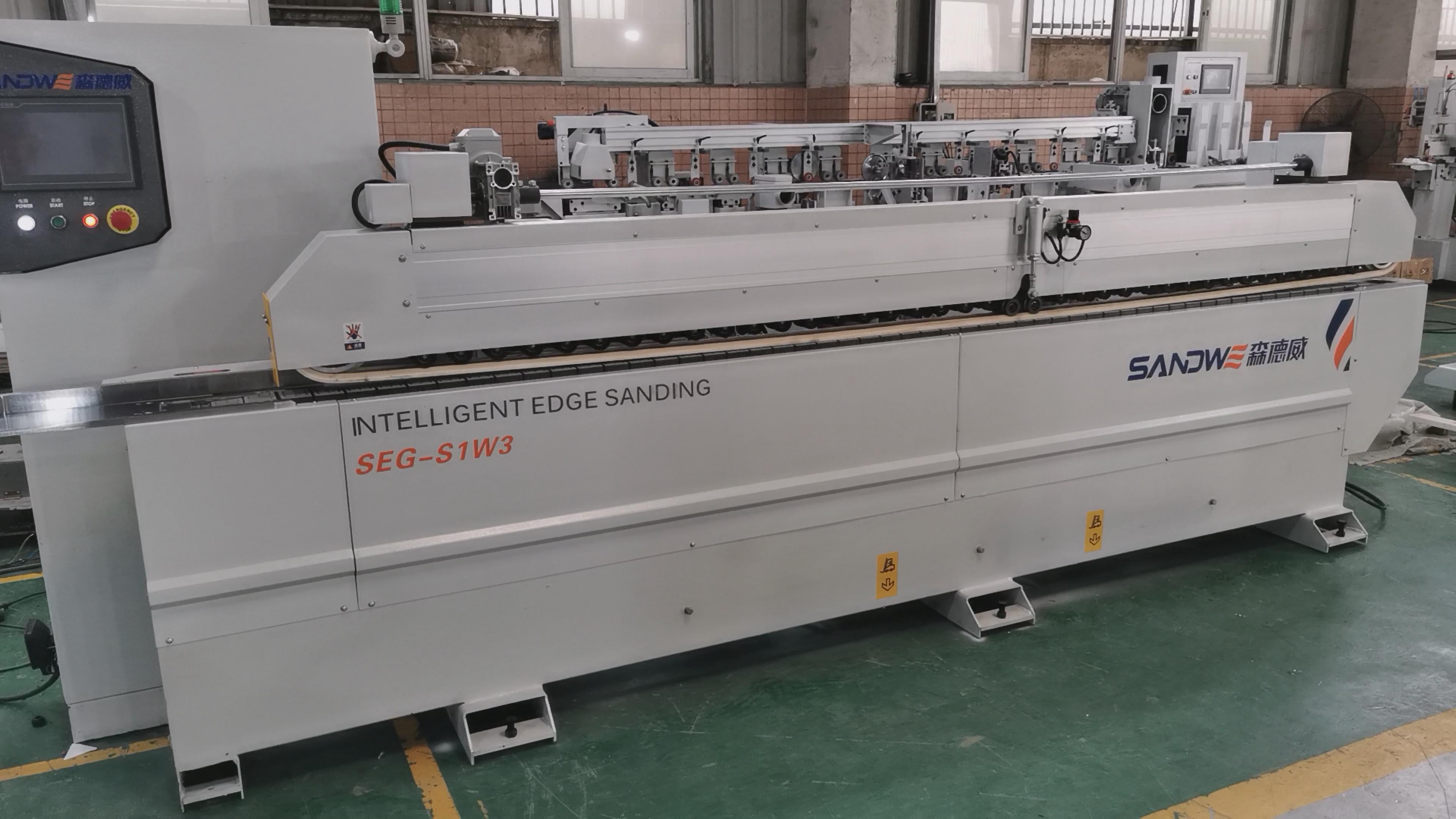 Sanding machine for edge with furniture door cabinet