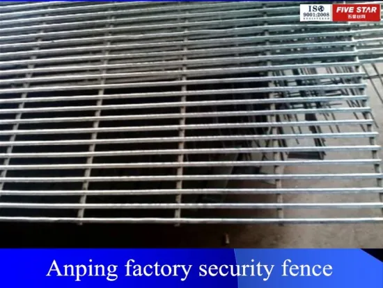 ISO9001 Galvanized 358 High Security Fence/PVC coated high security prison fence/358 fence panel