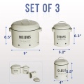 Stainless Steel Canister With Lid