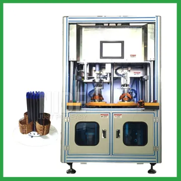 Automatic stator winding and coil inserting machine